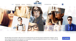 Desktop Screenshot of meemeeoptics.com